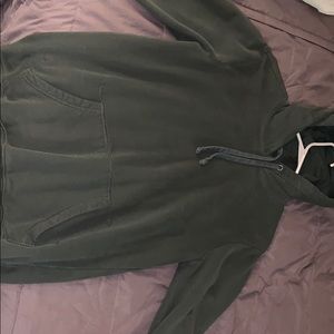 Green hoodie